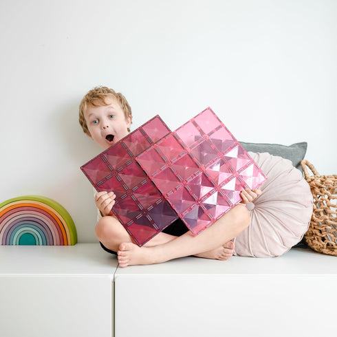 CONNETIX - 2 Piece Pink & Berry Base Plate Pack